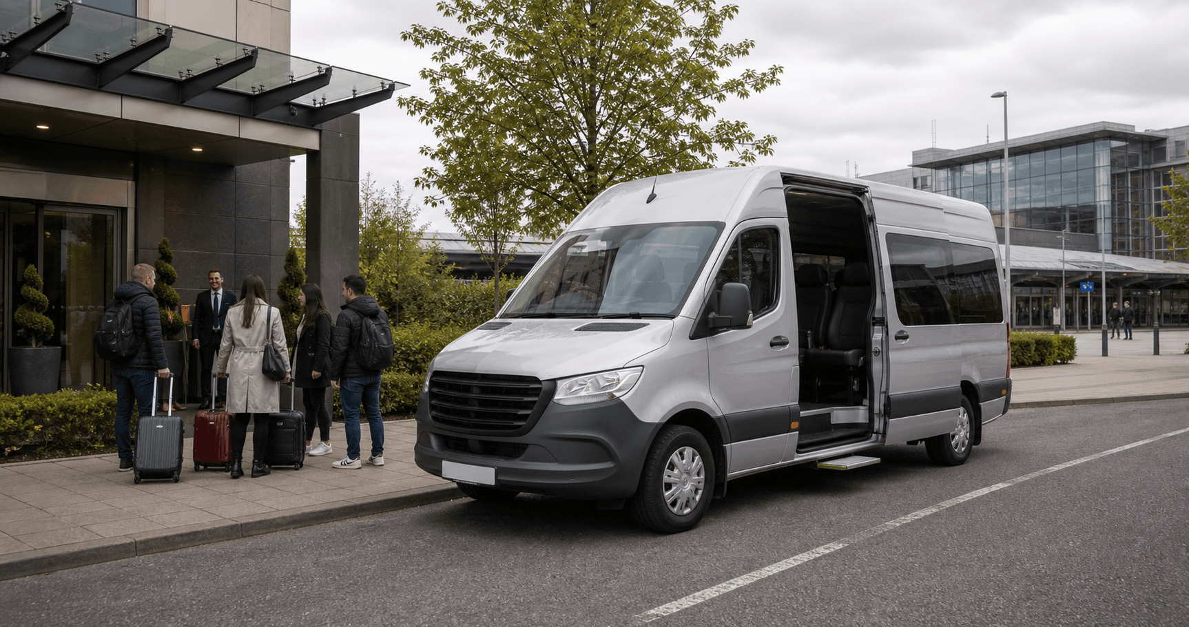 Self-drive minibus available for group travel in Crawley